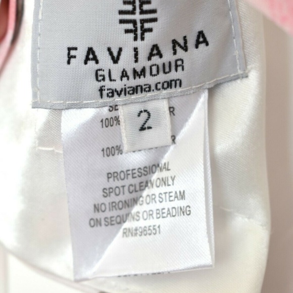 Faviana Glamour S10278 - Size 2 A Line, Sleeveless - Picture 4 of 7